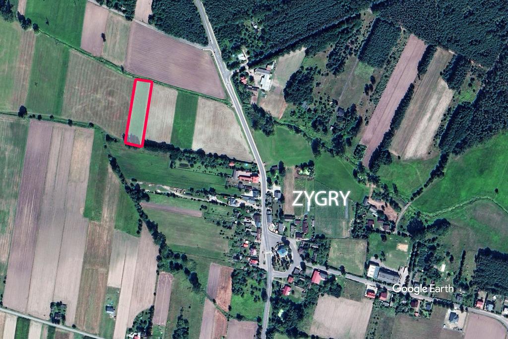 Działka na sprzedaż Zygry