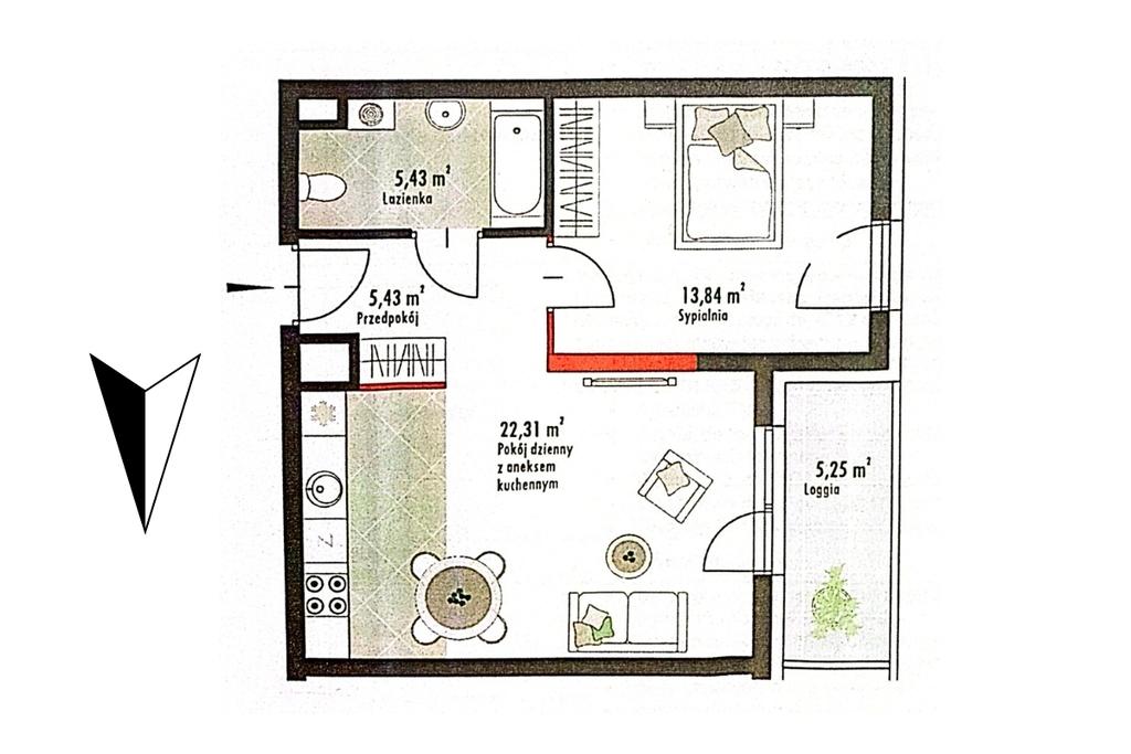 Mieszkanie na wynajem Łódź - Łódź-Bałuty - ul. Drewnowska