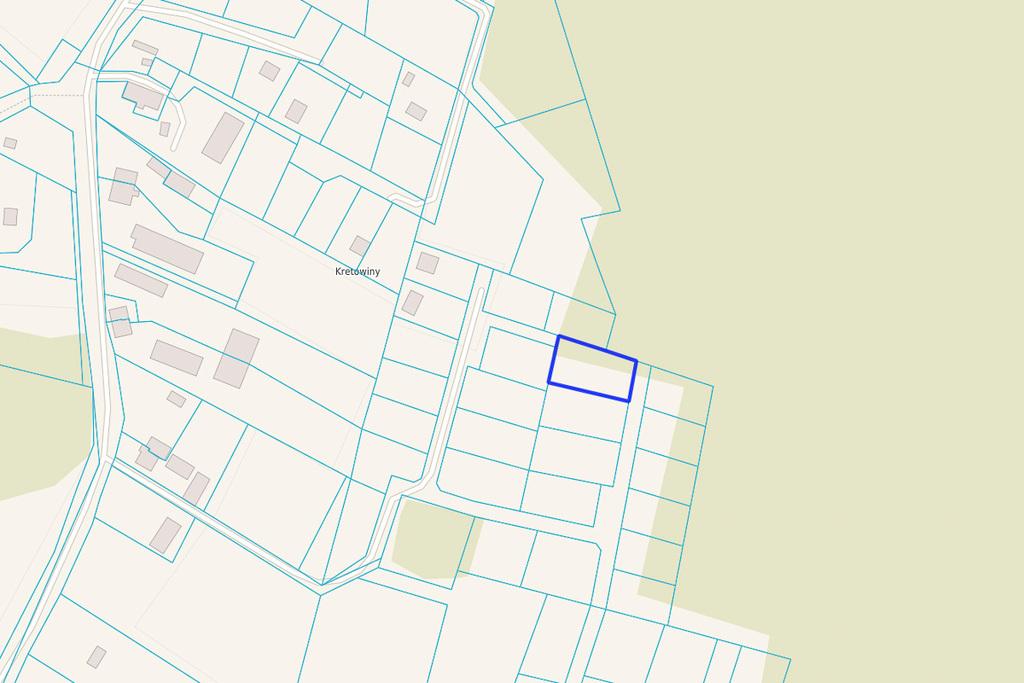 Działka na sprzedaż Kretowiny