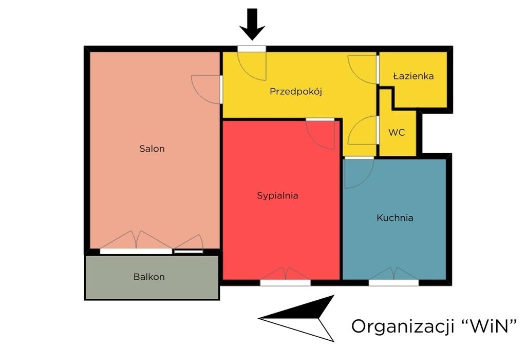 Mieszkanie na sprzedaż Łódź - Łódź-Bałuty - ul. Organizacji "Wolność i Niezawisłość"