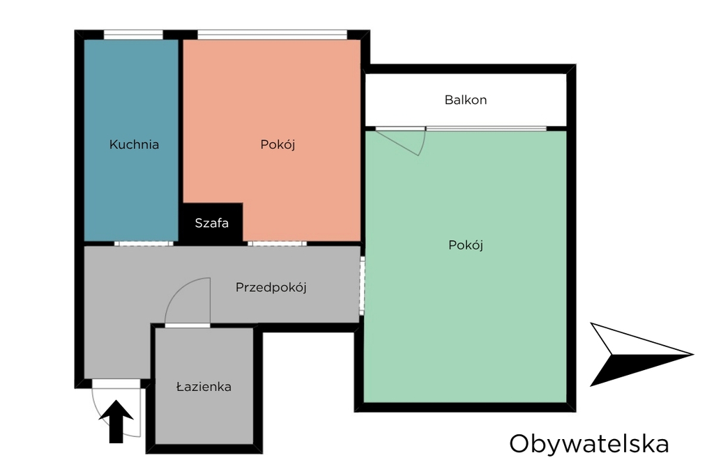 Mieszkanie na sprzedaż Łódź - Łódź-Górna - ul. Obywatelska