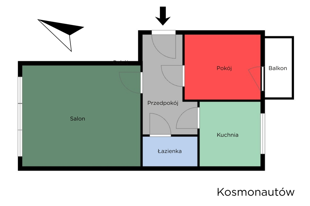Mieszkanie na sprzedaż Łódź - Łódź-Górna - ul. Kosmonautów
