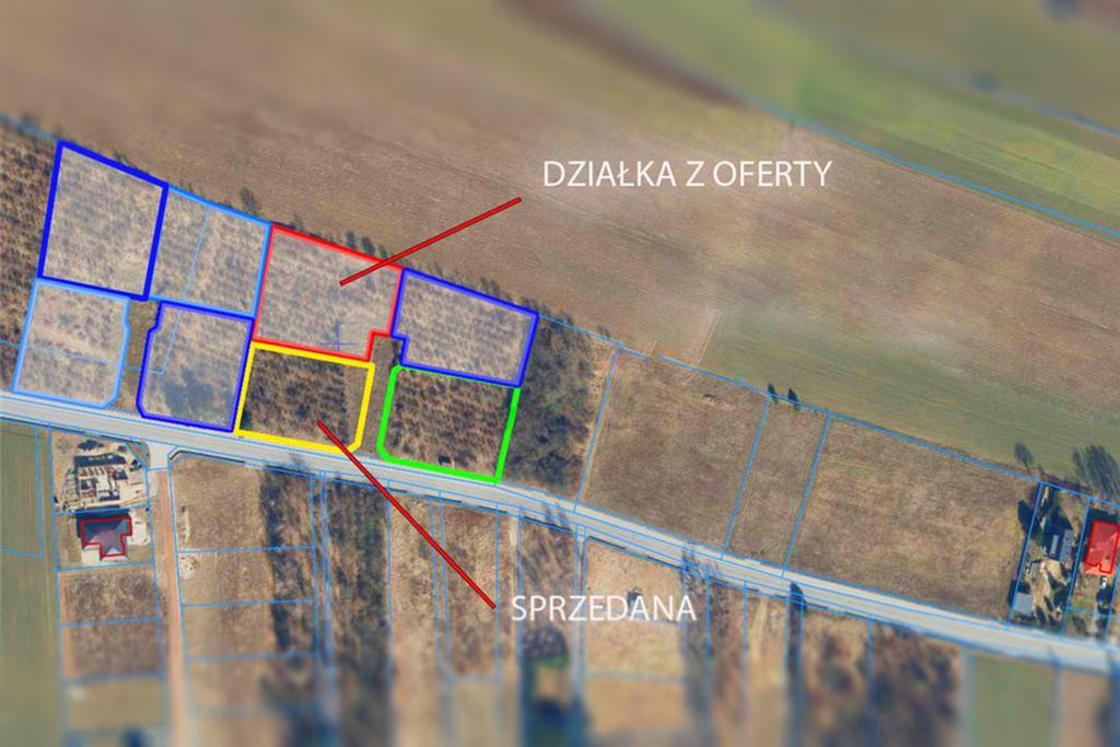 Działka na sprzedaż Dąbrówka Wielka - ul. Kasztanowa